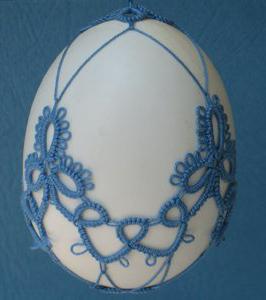 Crochet de ovos de Páscoa
